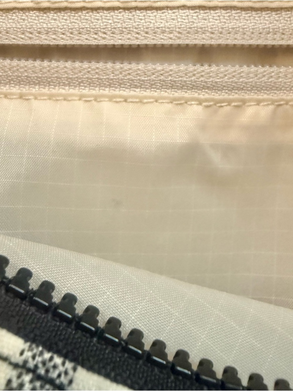 BAGGU Nylon Shoulder Bag - Black & White Gingham - Picture 7 of 9